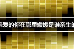 亲爱的你在哪里媛媛是谁亲生的